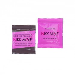 Краска для бровей и ресниц Nikk Mole, тон Графит (САШЕ)